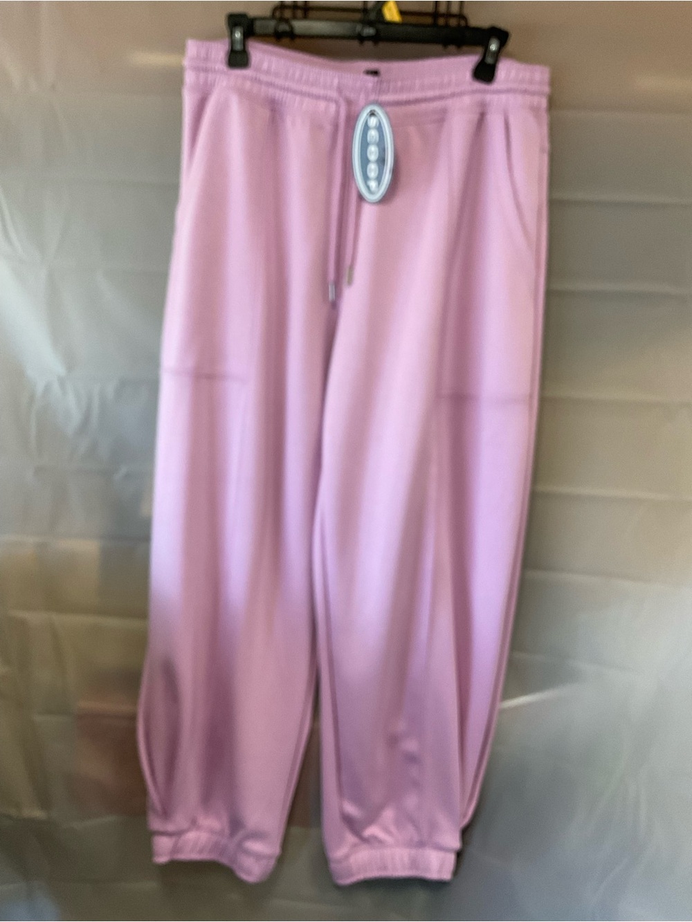 Relaxed Lavender Drawstring Jogger Pants